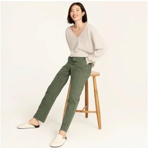 J. Crew Sage Green Stretch Pants Size 8